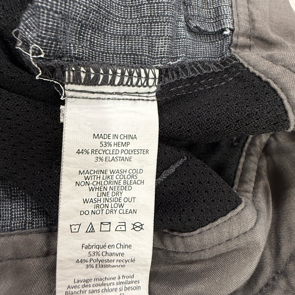 Prana Men's Charcoal Gray Flat Front Shorts - Picture 4 of 5